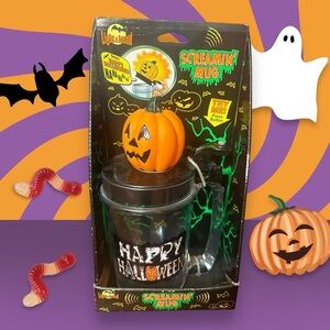 Vintage 1997 Funomenon Screamin' Mug Halloween Pumpkin